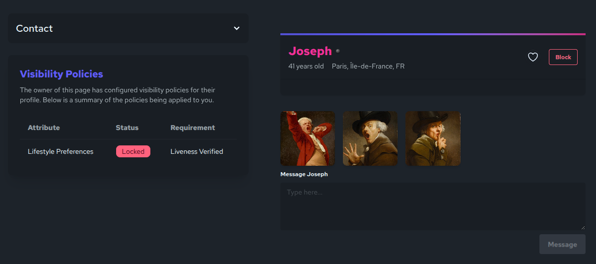 Example public Sugarvet Page preview